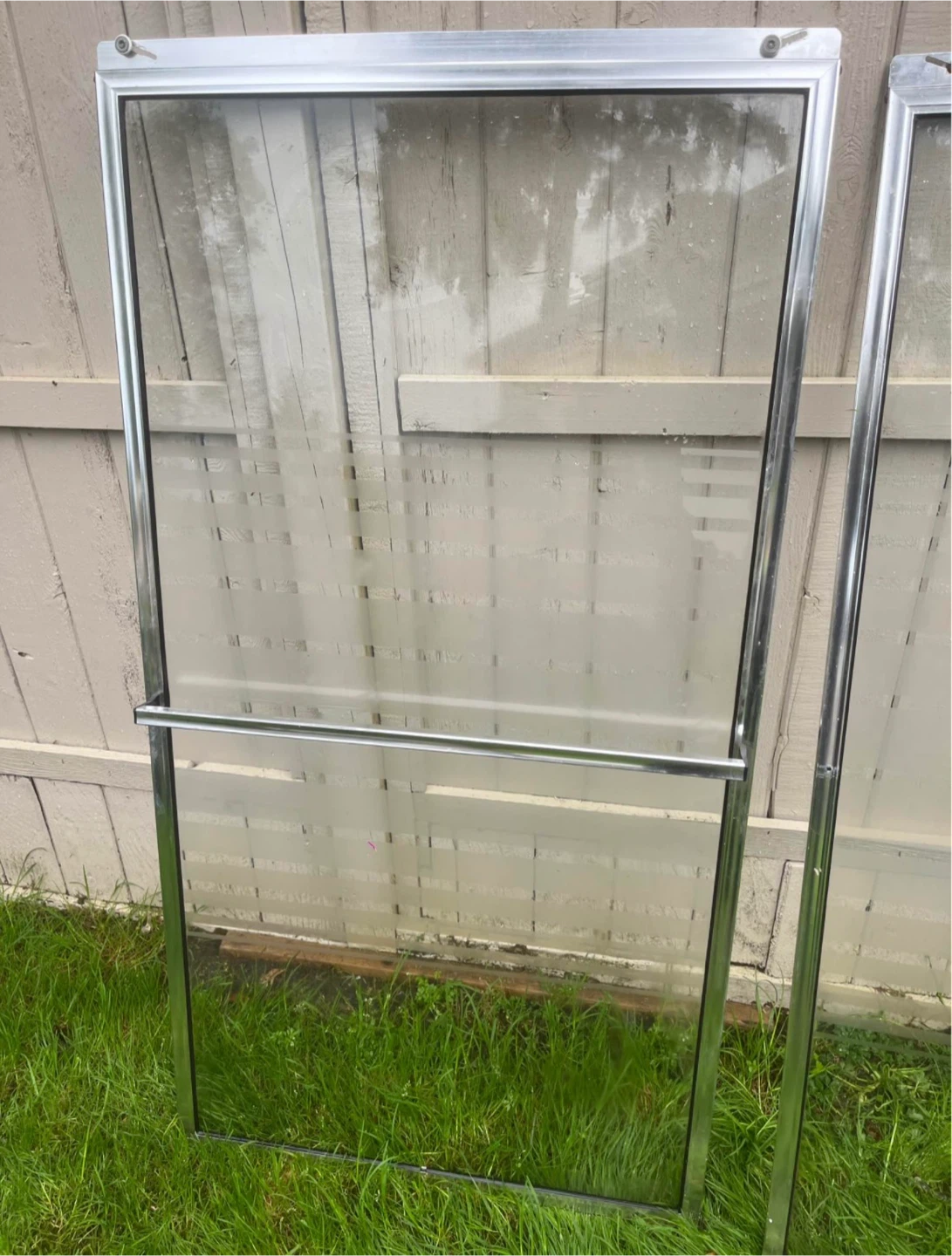 Shower Door Glass Panel with Frame - photo 2