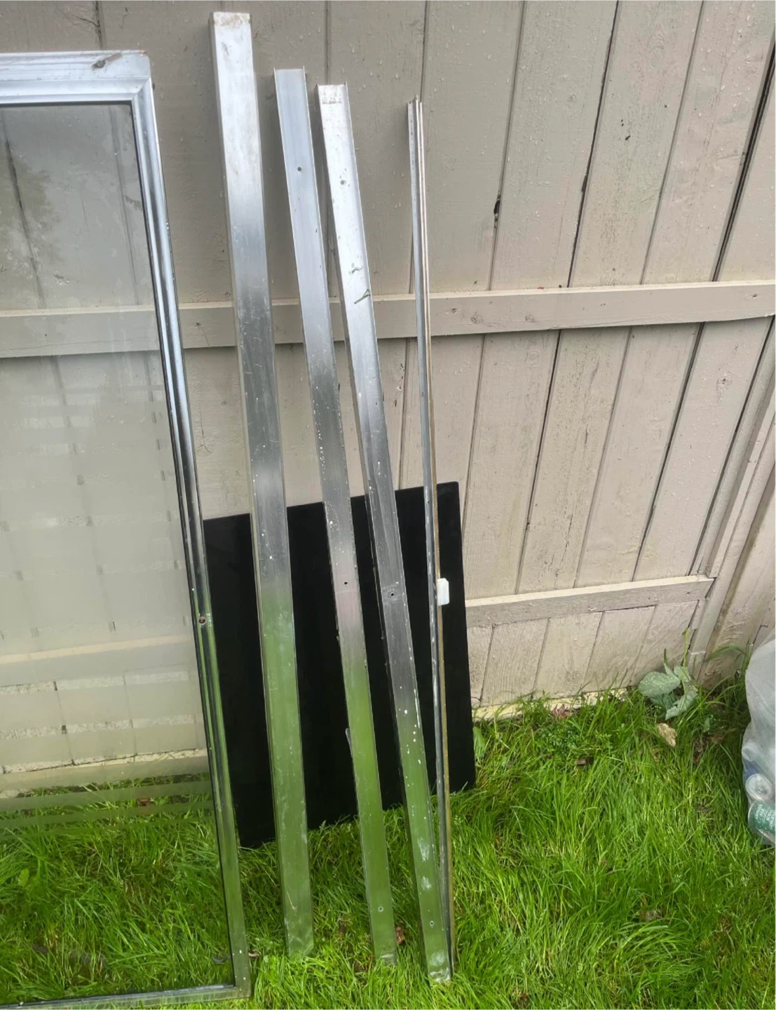 Shower Door Glass Panel with Frame - photo 3
