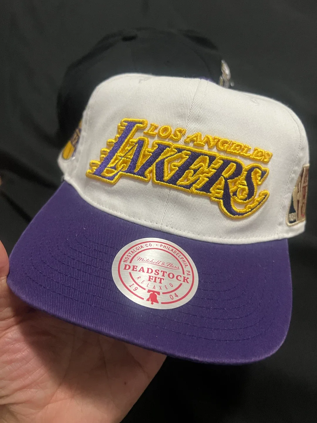 Brand new Mitchell & Ness Los Angeles Lakers Deadstock fit