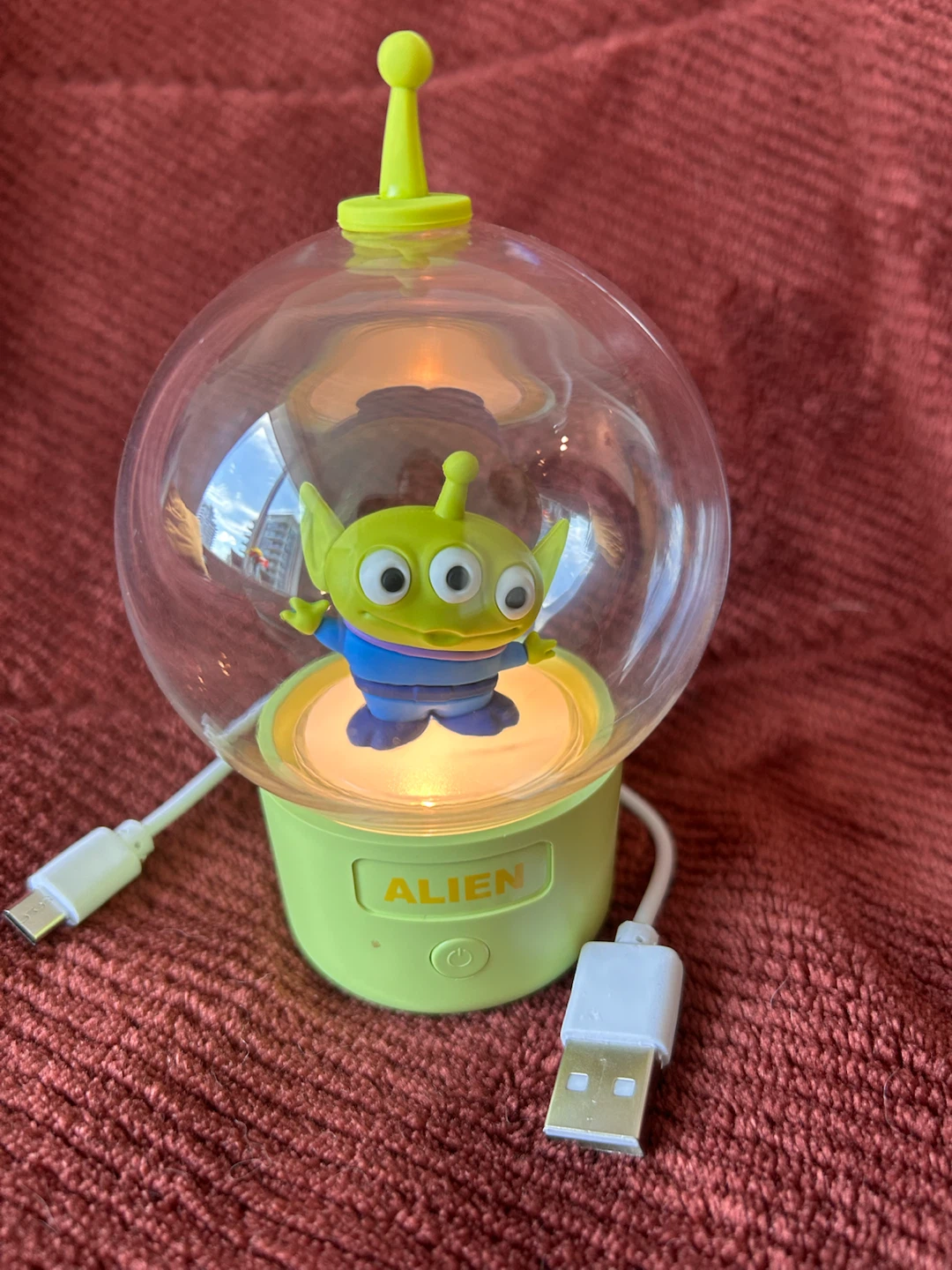 MINISO Disney Bulb Night Light - USB Powered LED Lamp