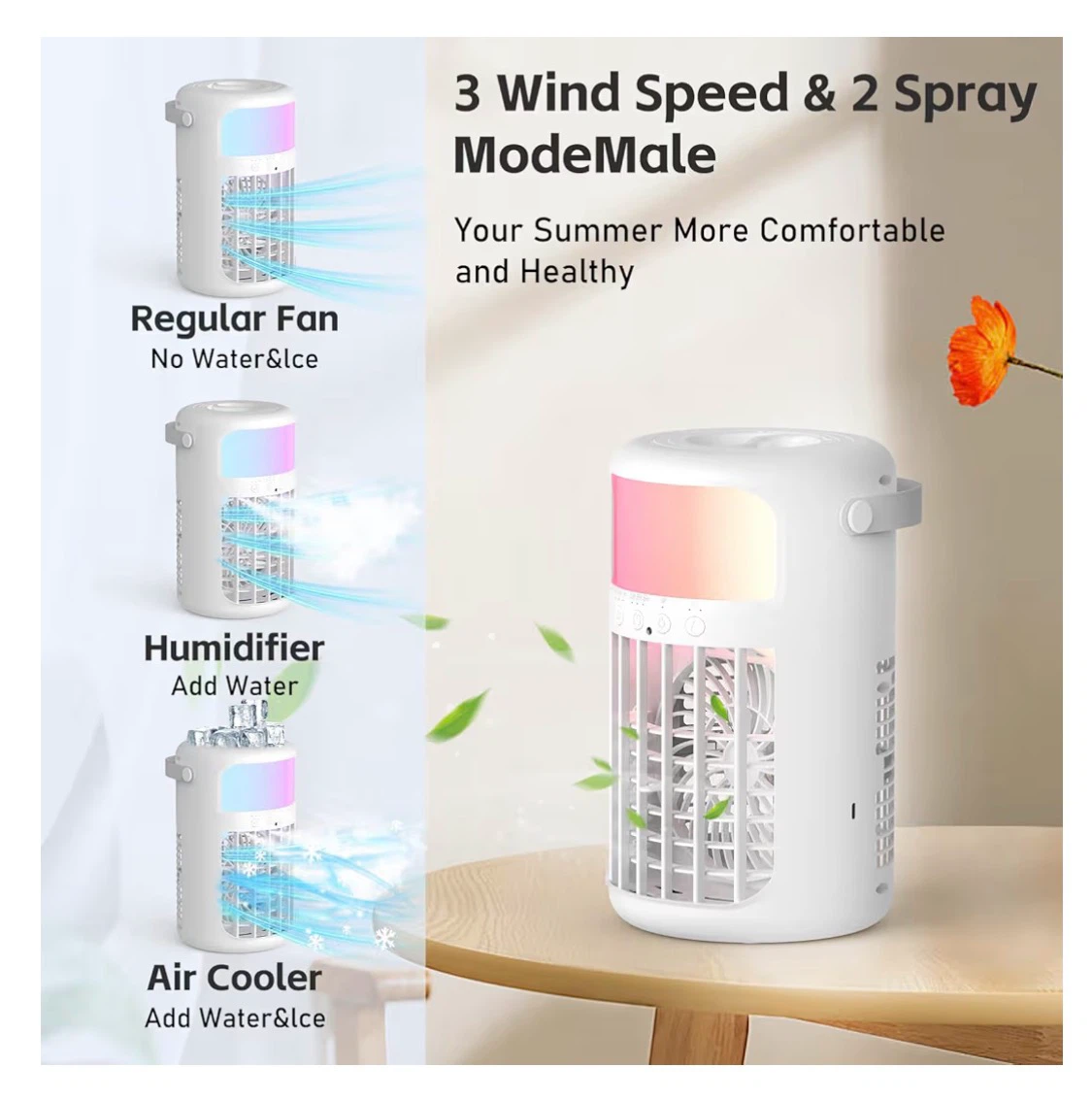 Portable Air Conditioner, 2026 Upgraded 4-IN-1... - photo 4