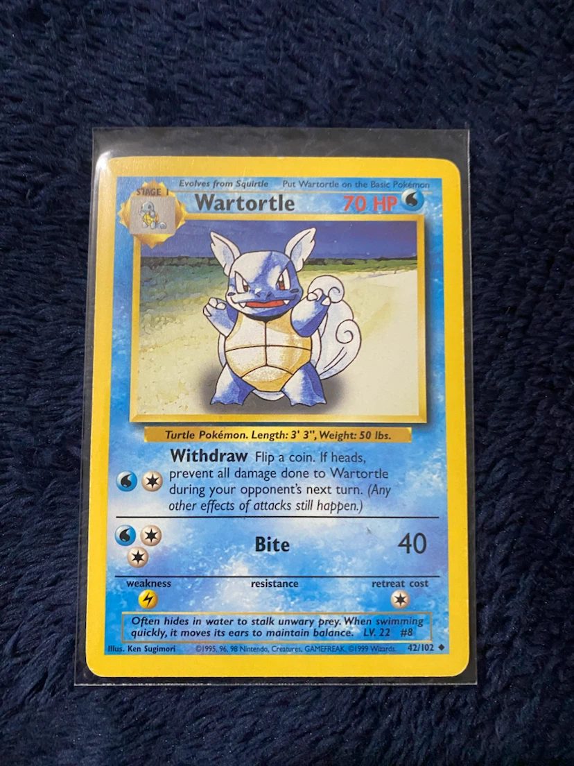 Wartortle • Pokémon Base Set Unlimited ***