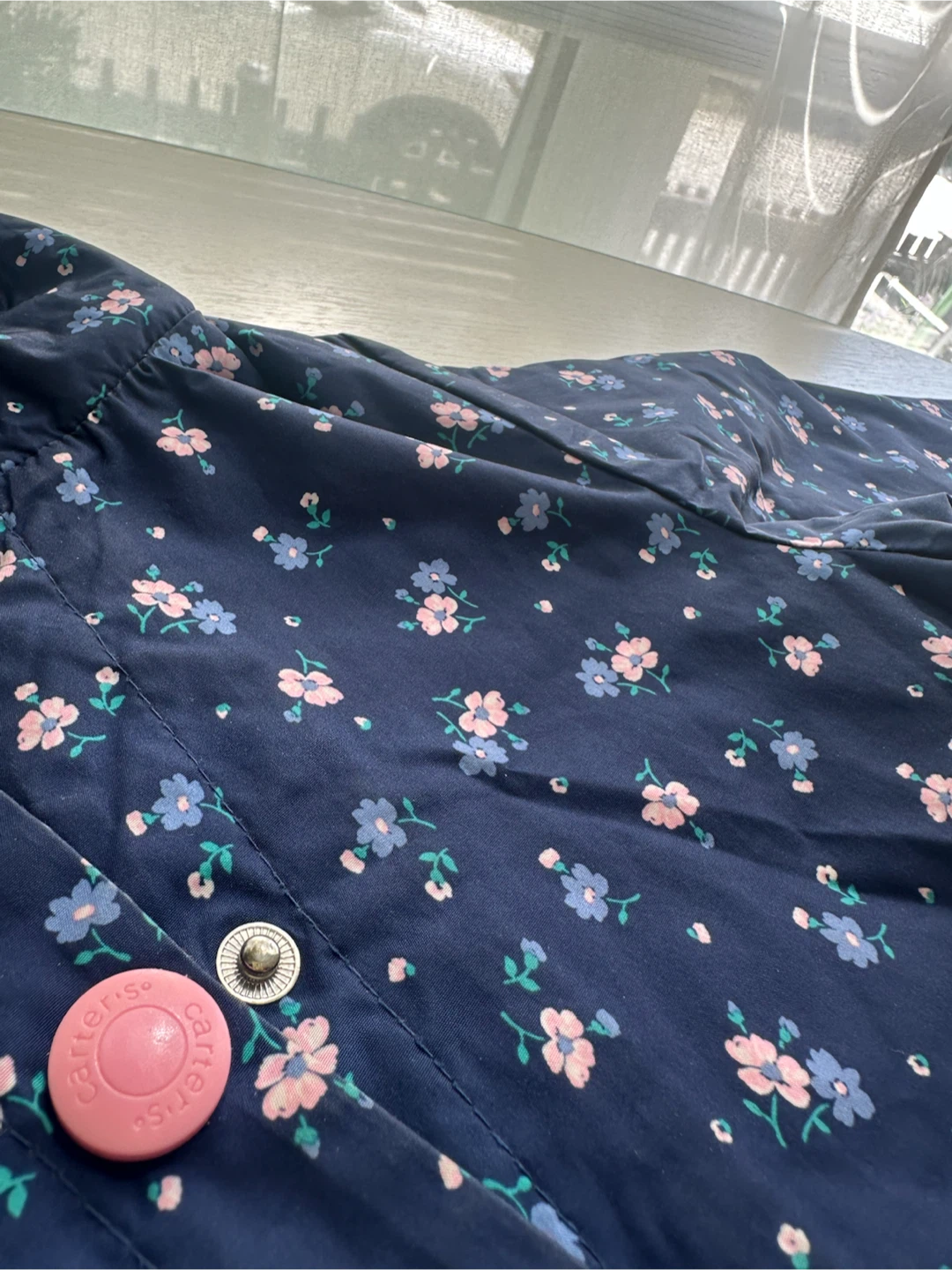 Carter's Toddler 3t Floral Rain Jacket - photo 2