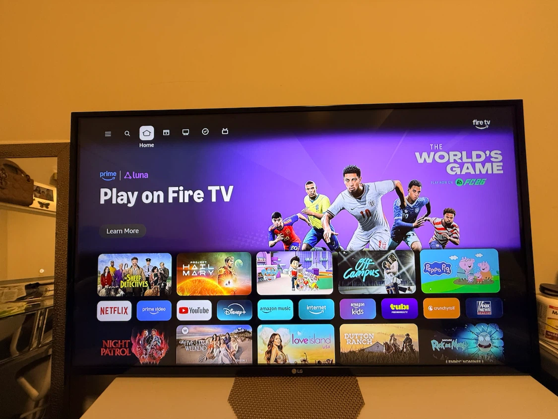 43” LG TV with Fire TV
