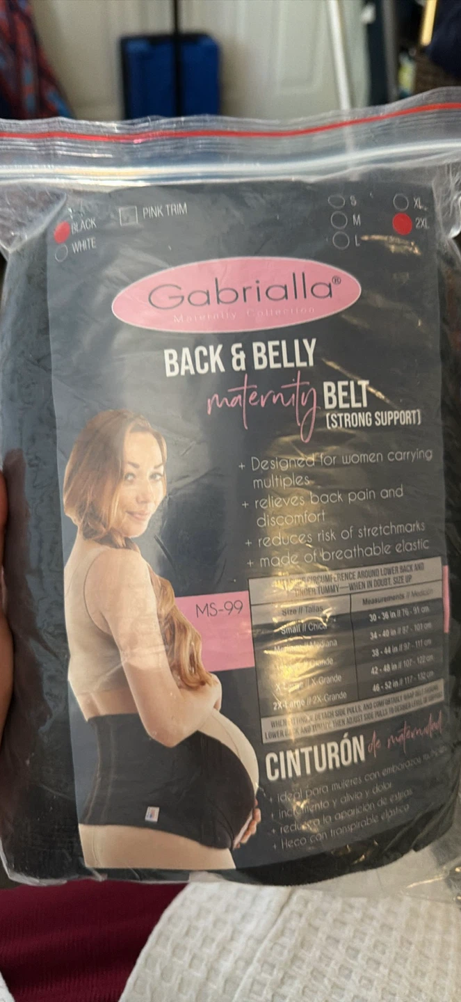 Gabrialla Back & Belly Maternity Belt - Medium