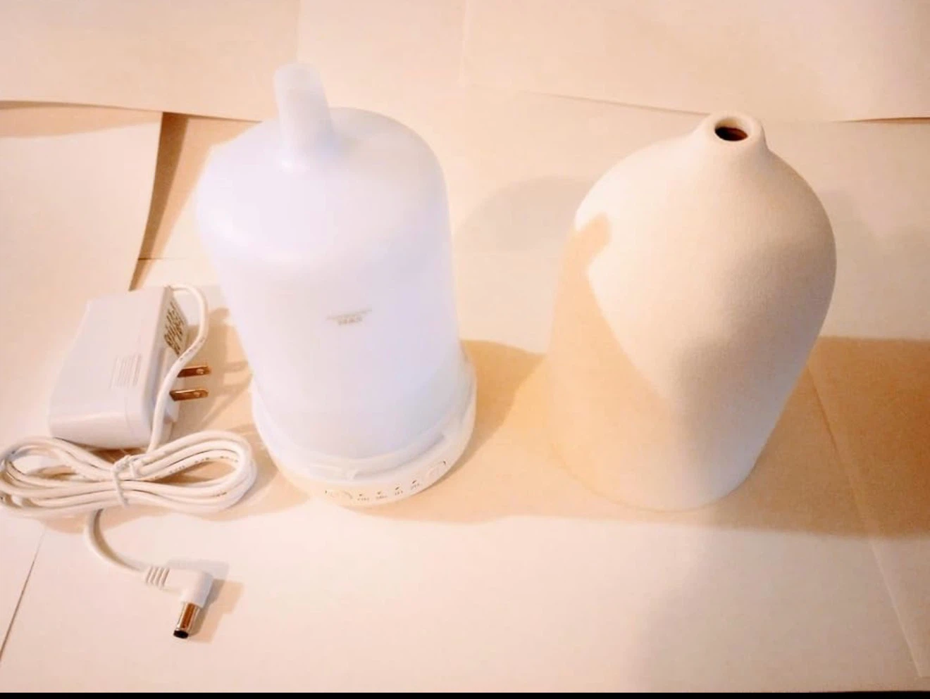 White Ceramic Essential Oil Diffuser - photo 3