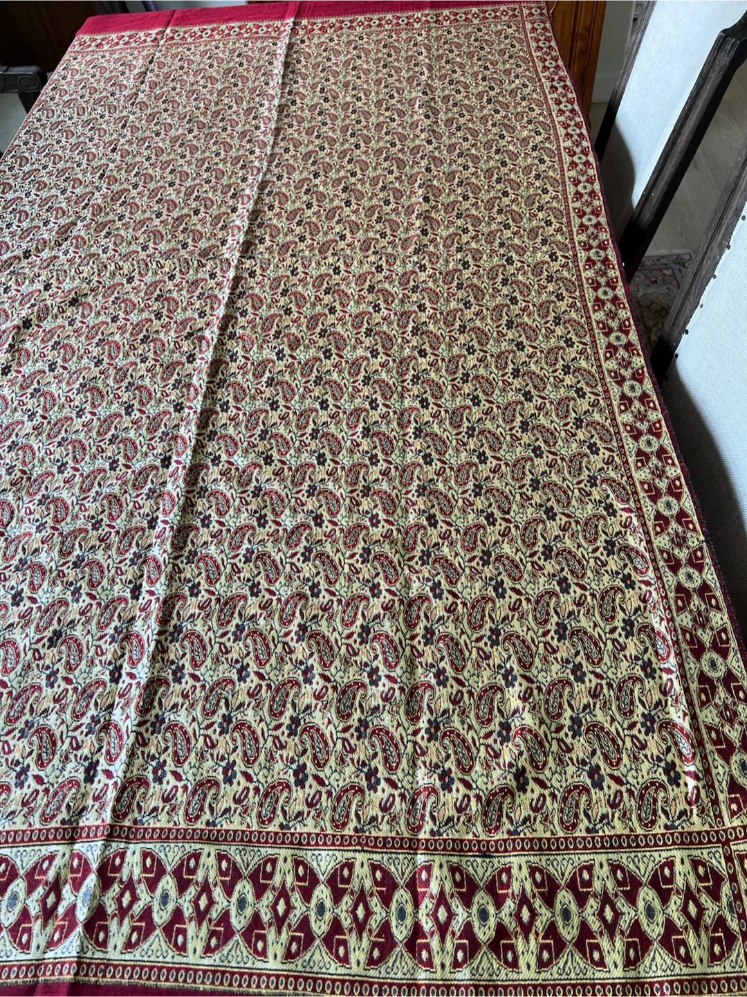 Paisley Print Tablecloth