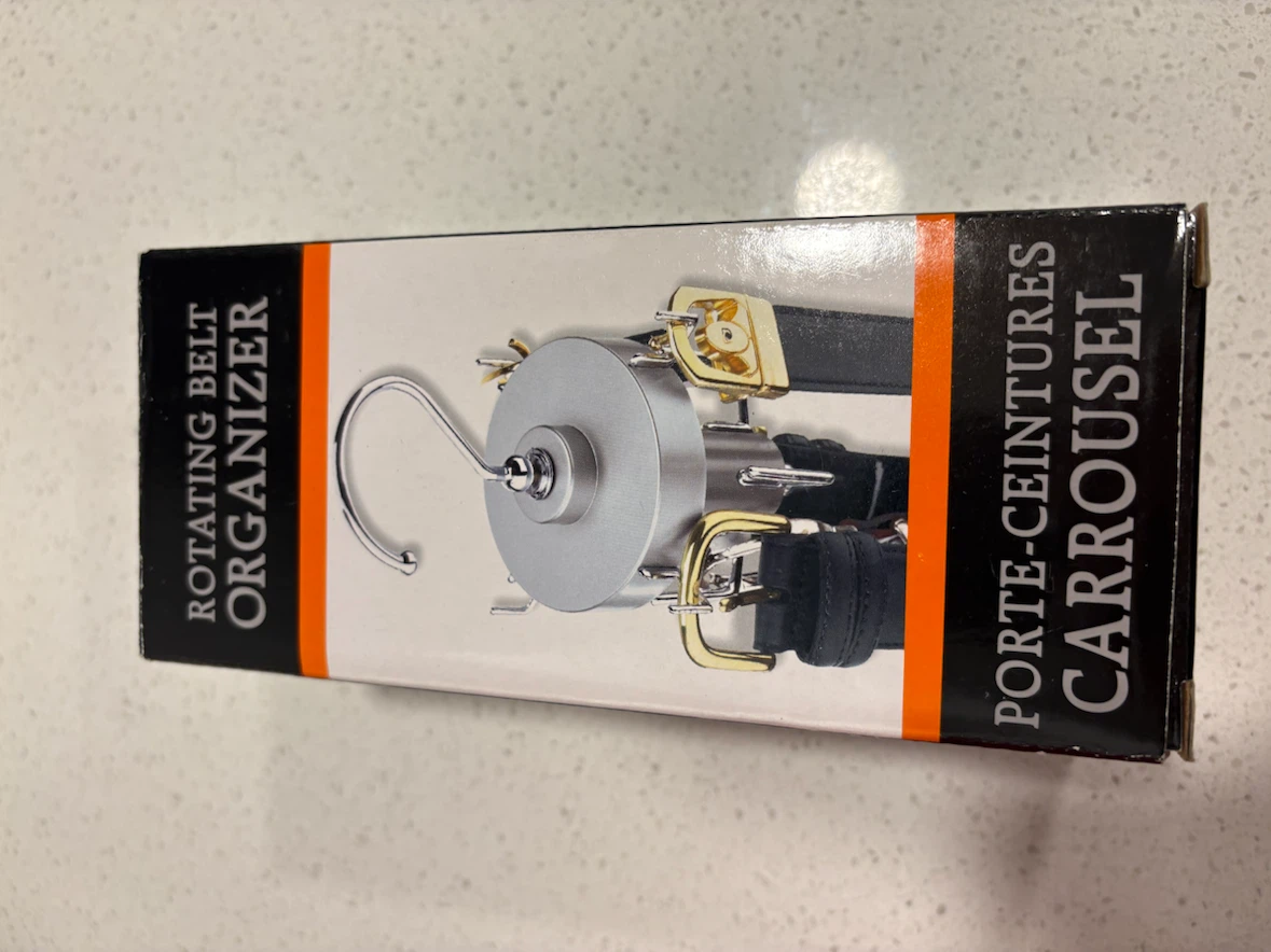 Rotating Belt Organizer Carousel