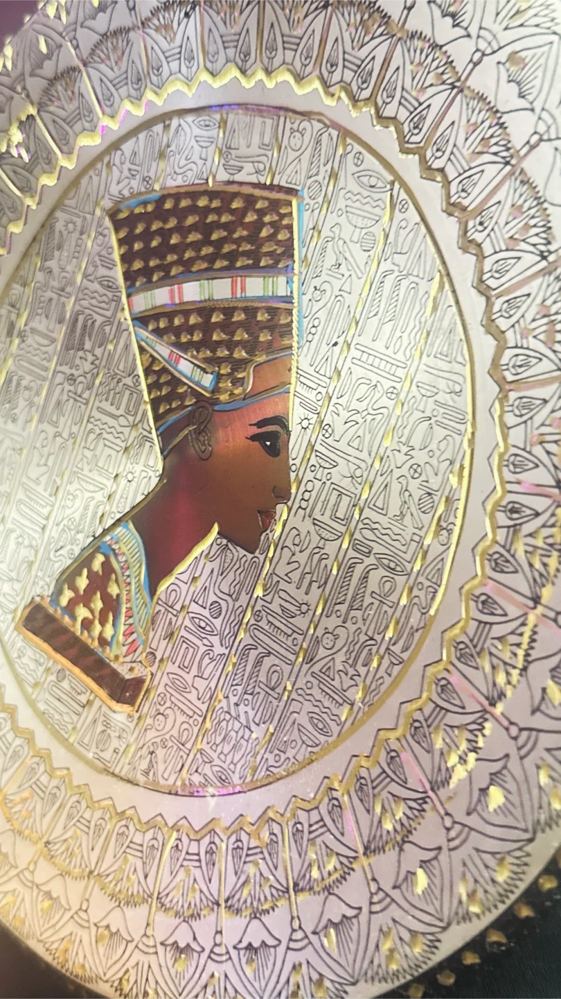 Vintage Egyptian Nefertiti Decorative Plate - photo 4