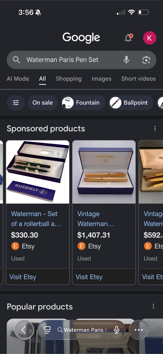 Waterman Paris Pen Set - photo 5