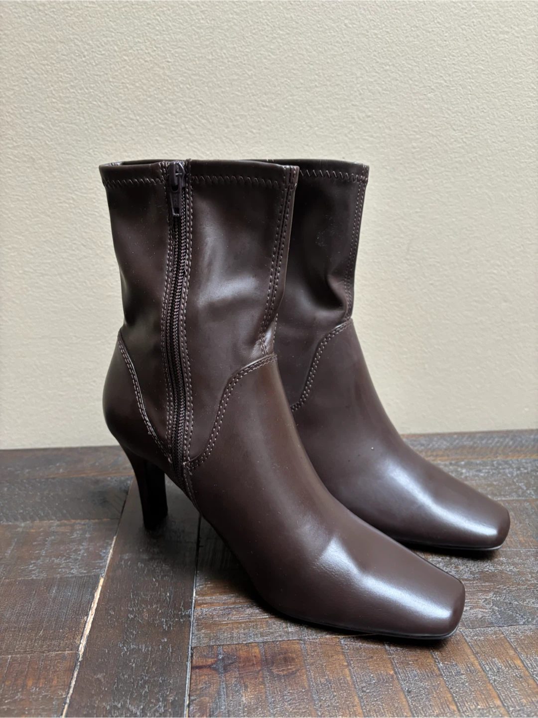 Nine West Brown Booties - Size 7 - photo 2