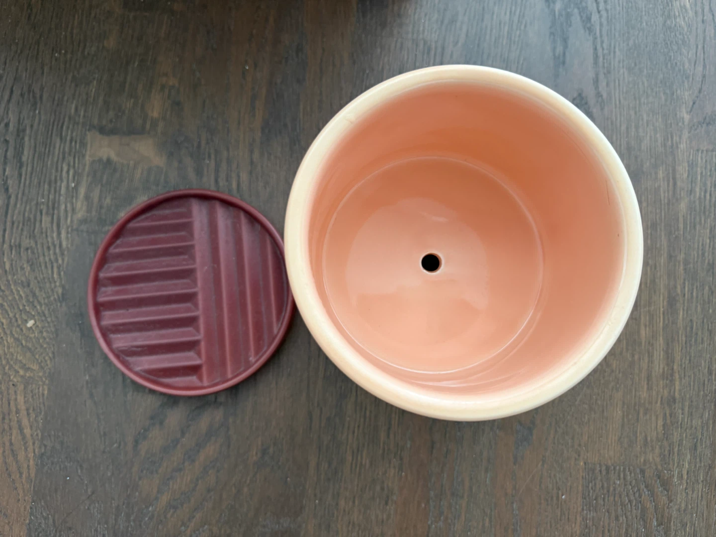 UOI Ceramic Planter with plate(14 cm diameter) - photo 2