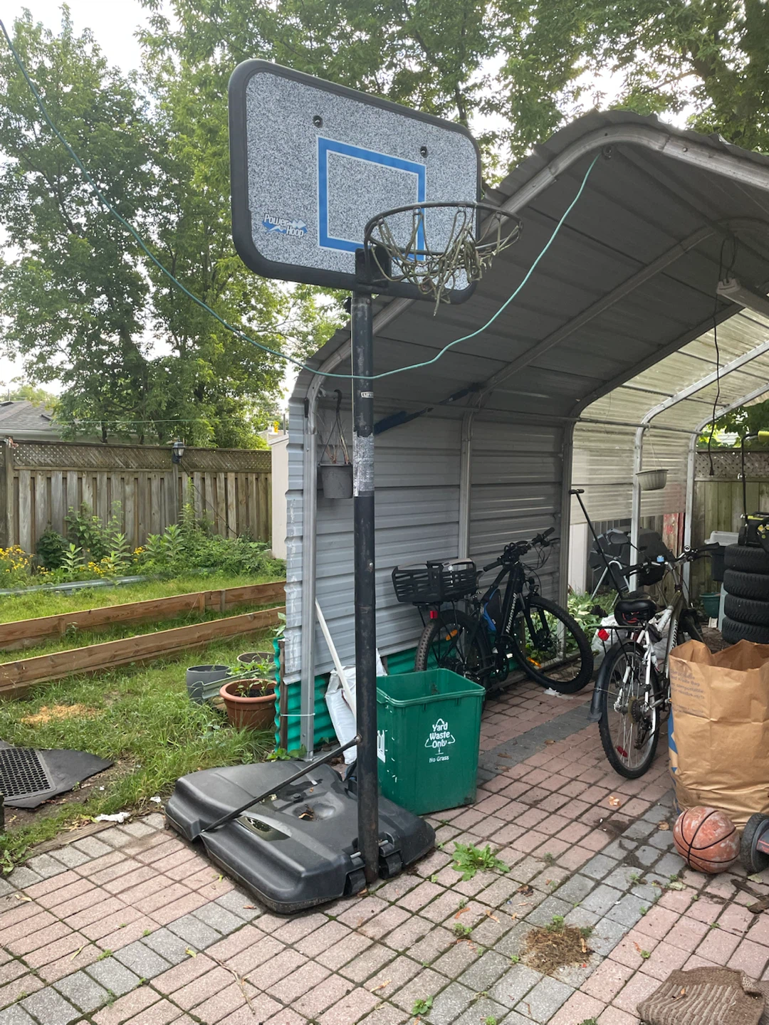 Full size Basket ball complete pole & base