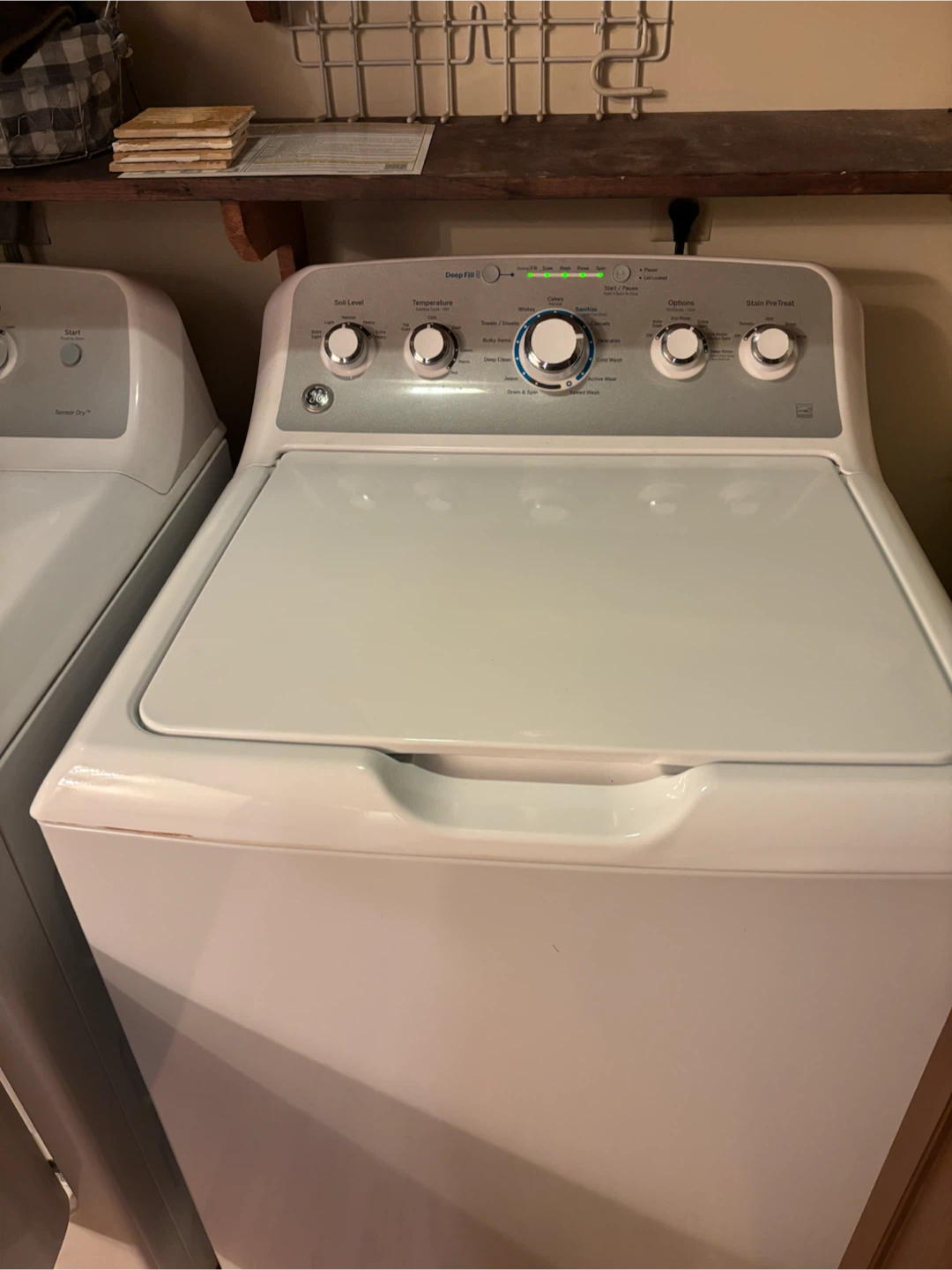 GE Washing Machine and Electric Dryer Set