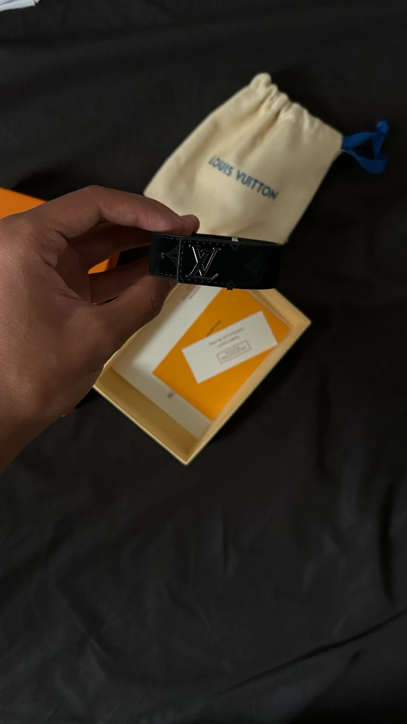 Louis Vuitton Black Monogram Bracelet