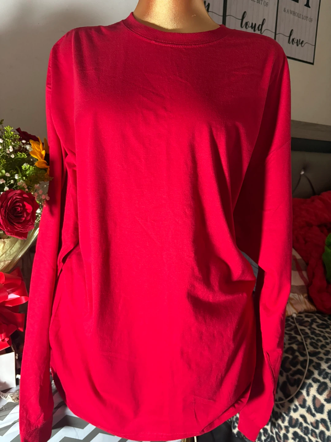 Red Long Sleeve Shirt