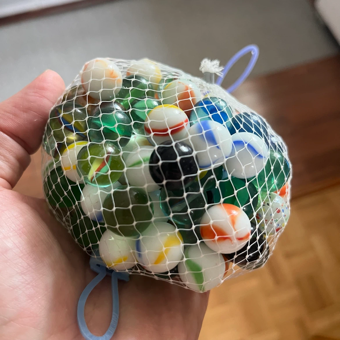 Bag of assorted glass marbles - photo 2