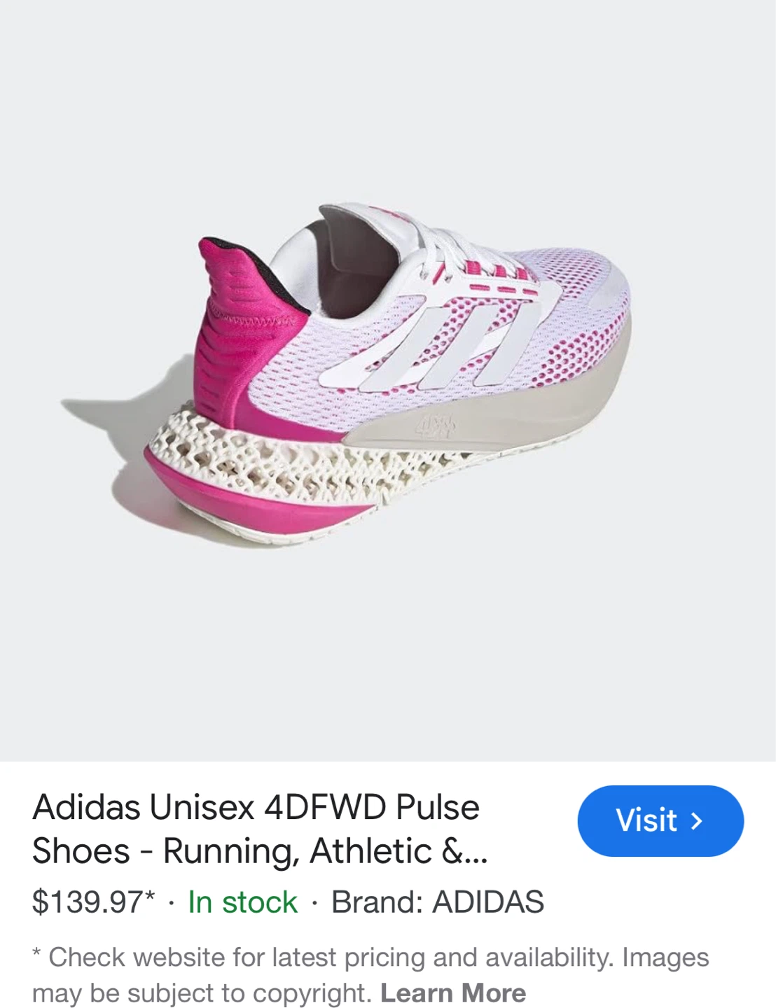 Adidas Unisex 4DFWD Pulse Running Shoes - photo 5