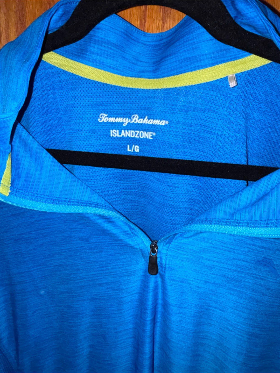 Tommy Bahama IslandZone 1/4 Zip Pullover Blue L/G - photo 2