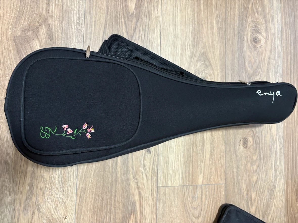 Enya Red Ukulele with Case