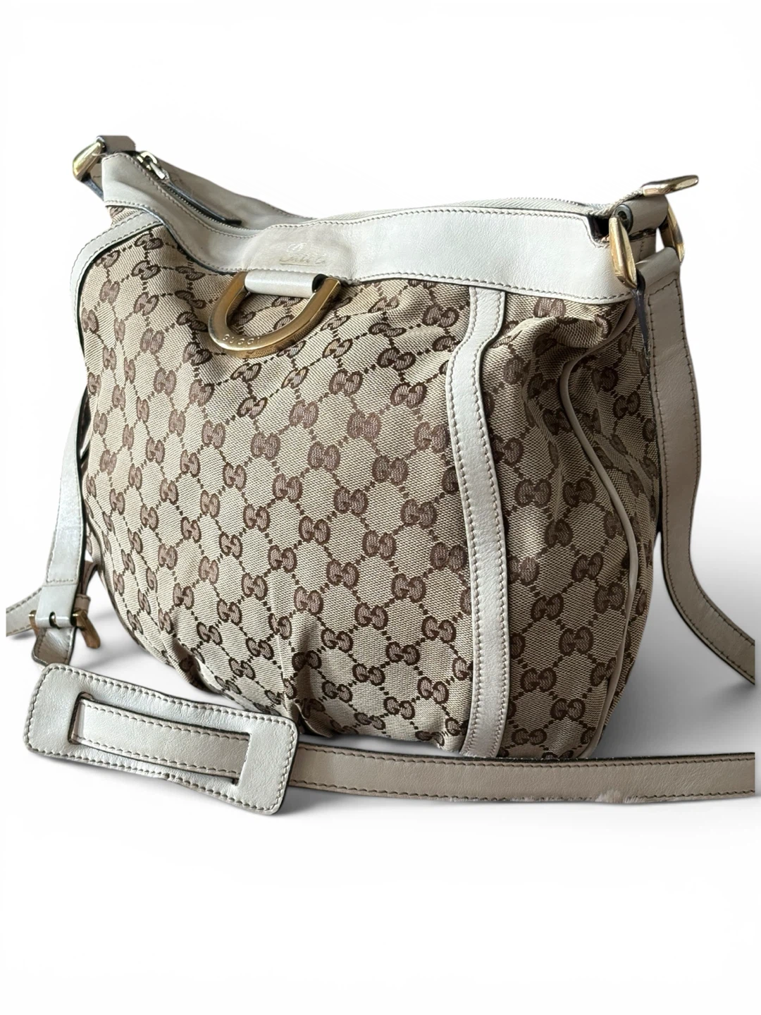 Gucci Monogram Canvas Hobo Bag - photo 2