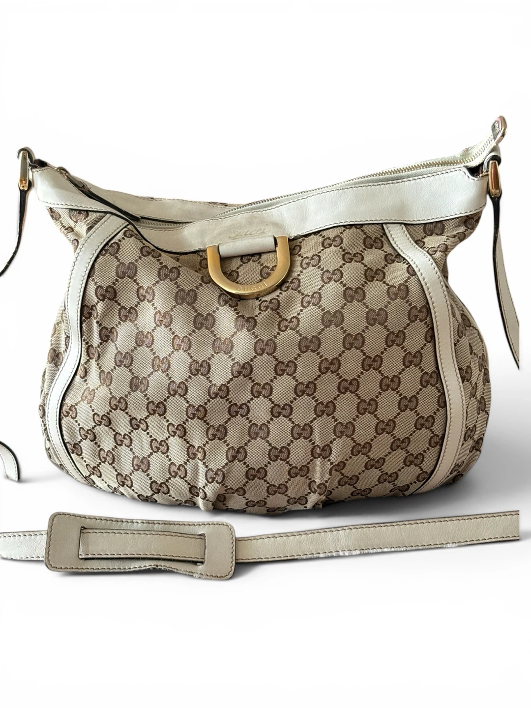 Gucci Monogram Canvas Hobo Bag - photo 3