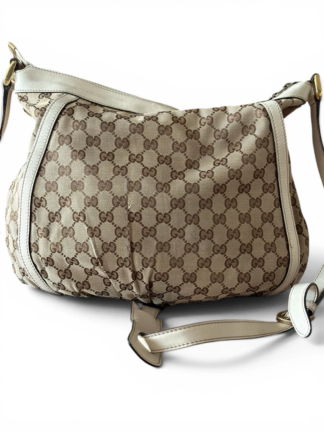 Gucci Monogram Canvas Hobo Bag - photo 4