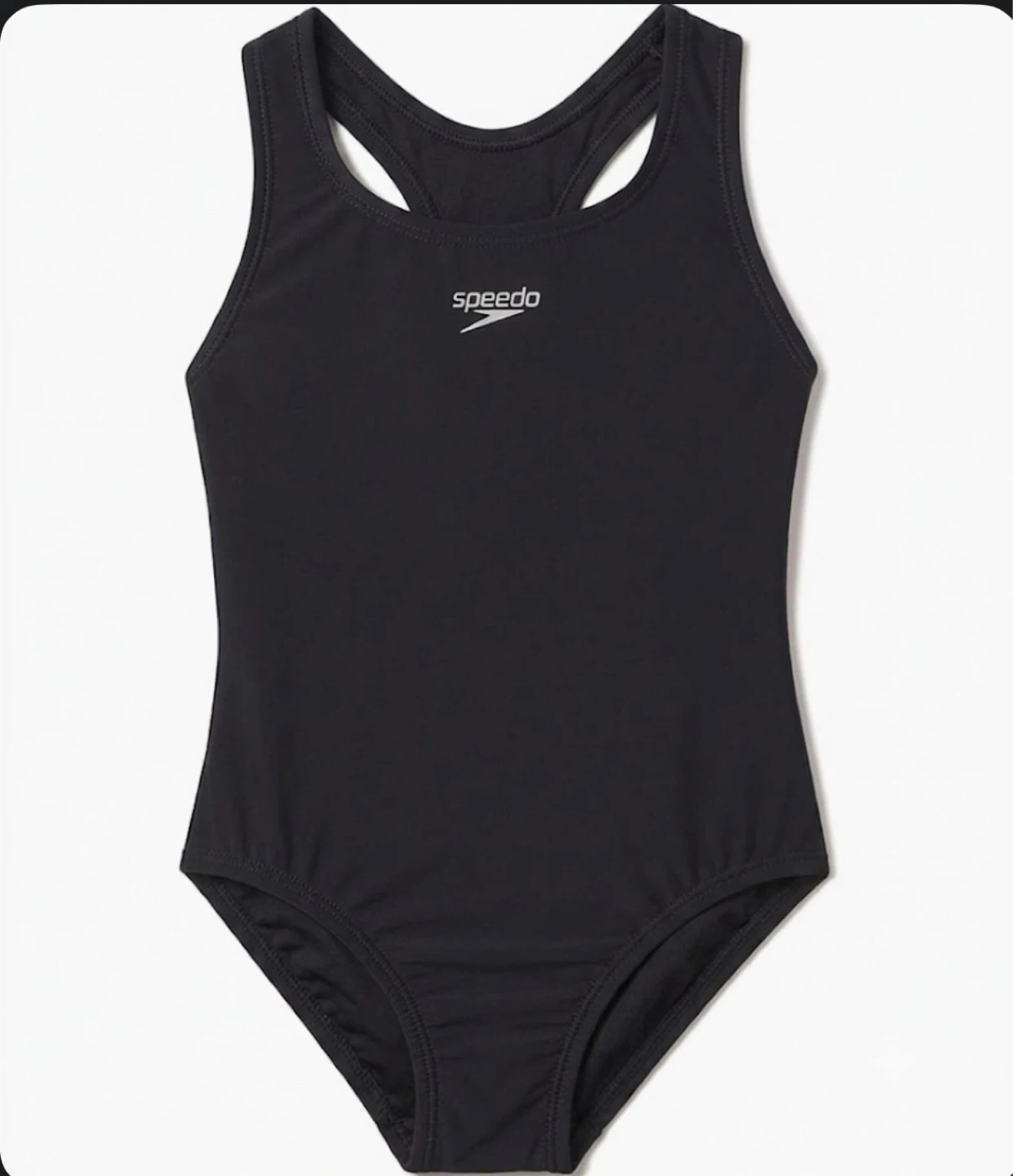 Speedo Girl's Swimsuit One Piece Closed Racerback - BNWT