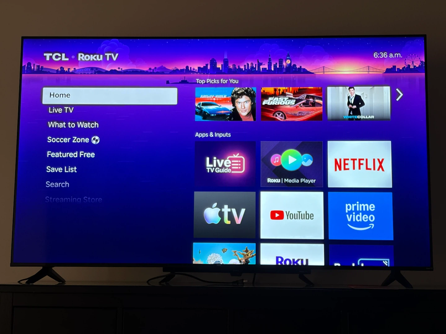 65” TCL ROKU Smart TV 4K HDR - photo 2