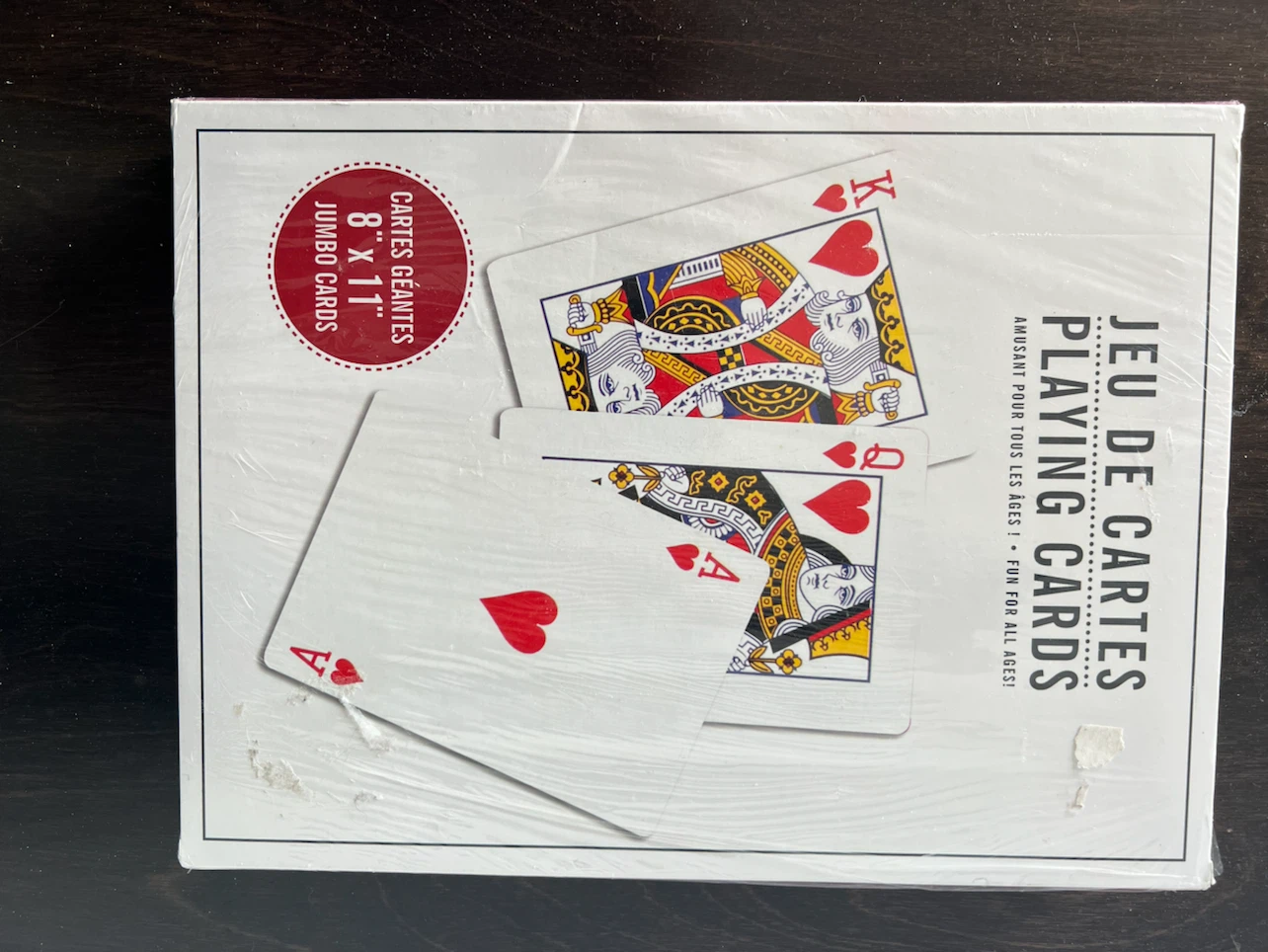 Jumbo Playing Cards 8" x 11" - photo 2