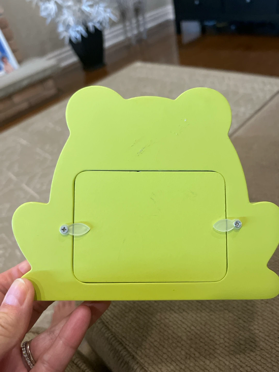 Lime Green Frog Photo Frame - photo 2