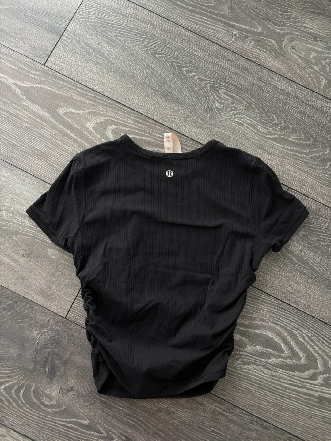 Lululemon All It Takes Ribbed nulu Short-Sleeve Shirt Top Size 2 - photo 3