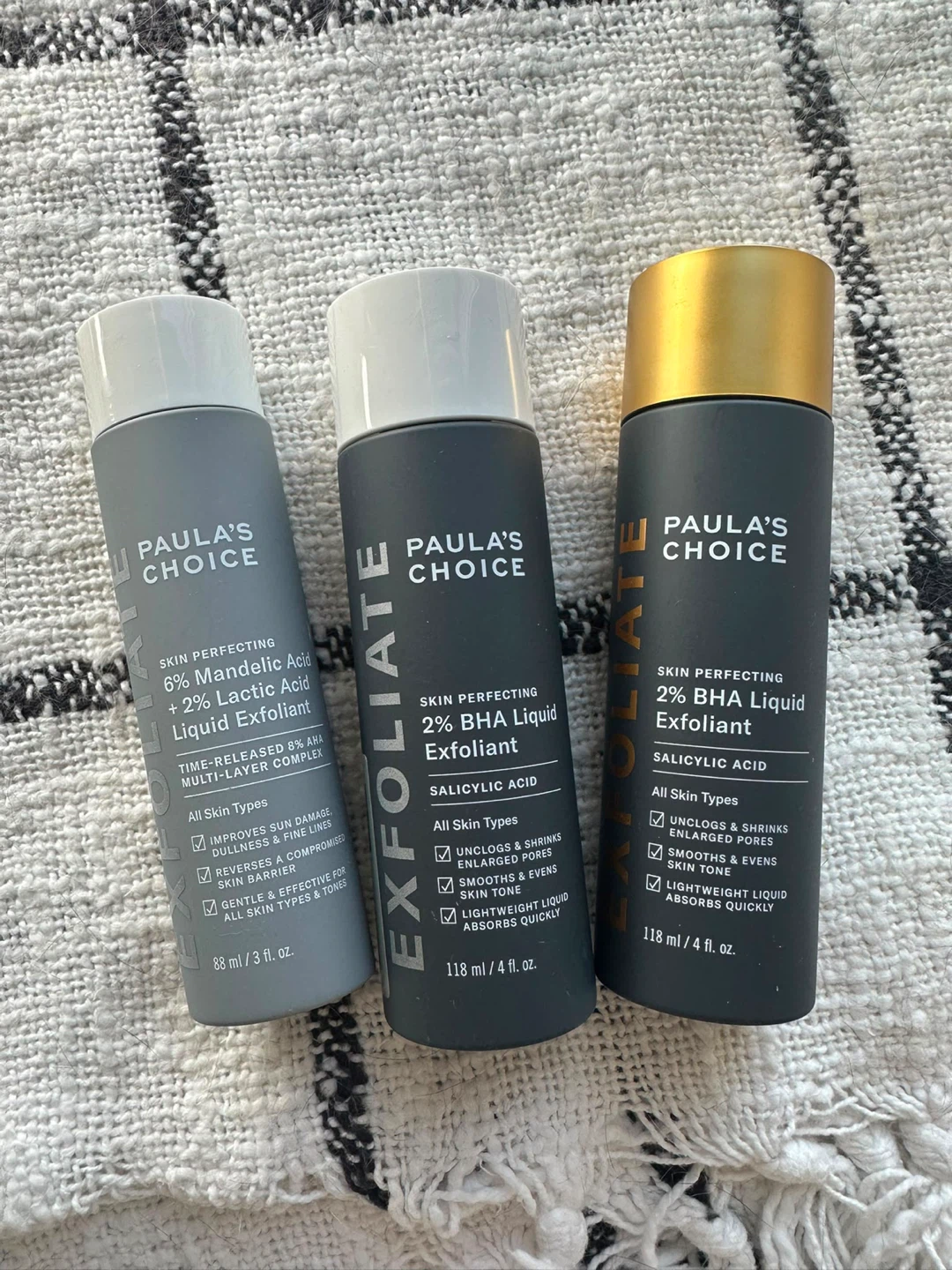 Paula's Choice Skin Perfecting Liquid Exfoliants (3 items)