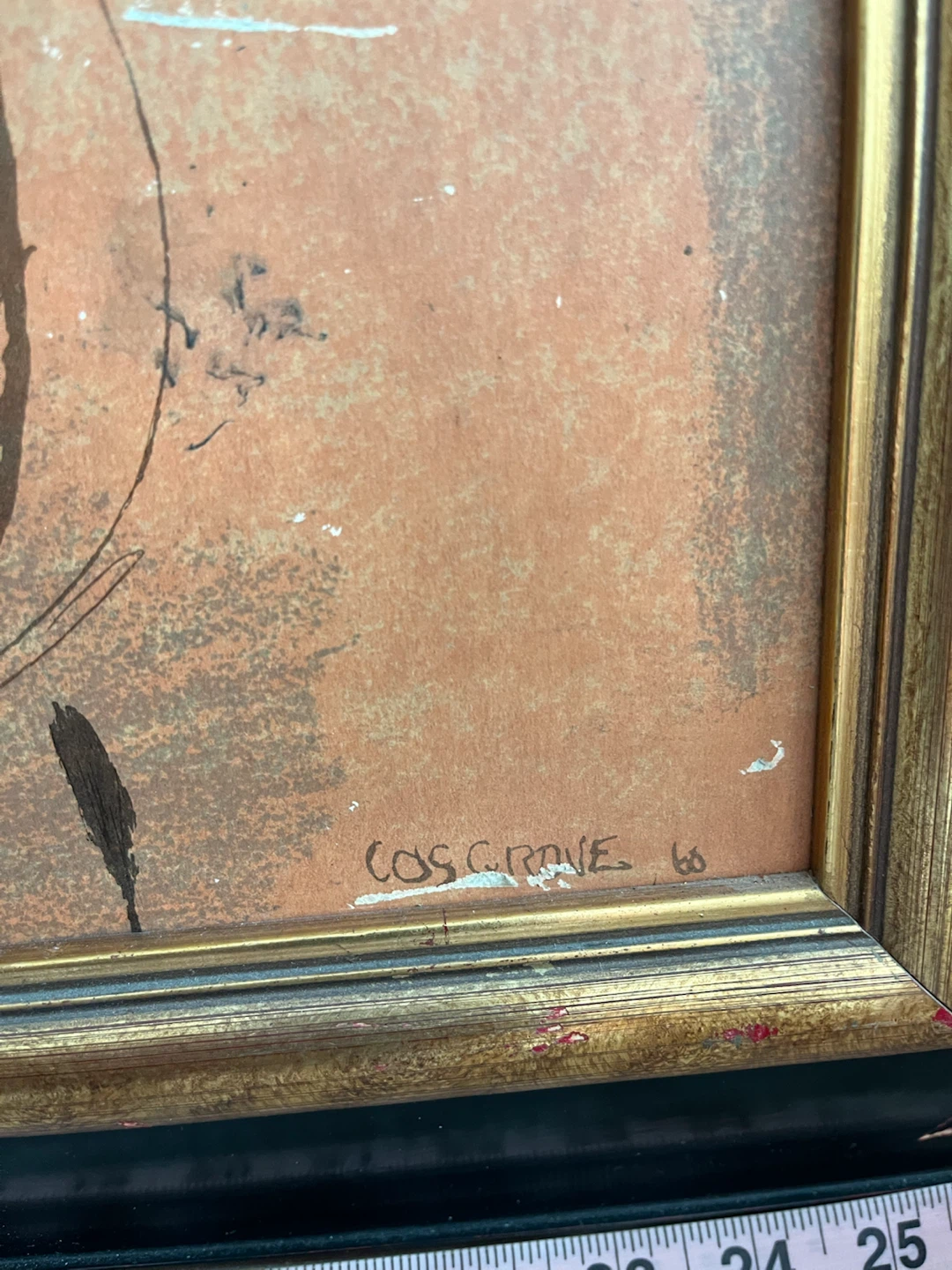 Art- Framed Vintage Drawing (Print) by Stanley Morel Cosgrave - photo 3