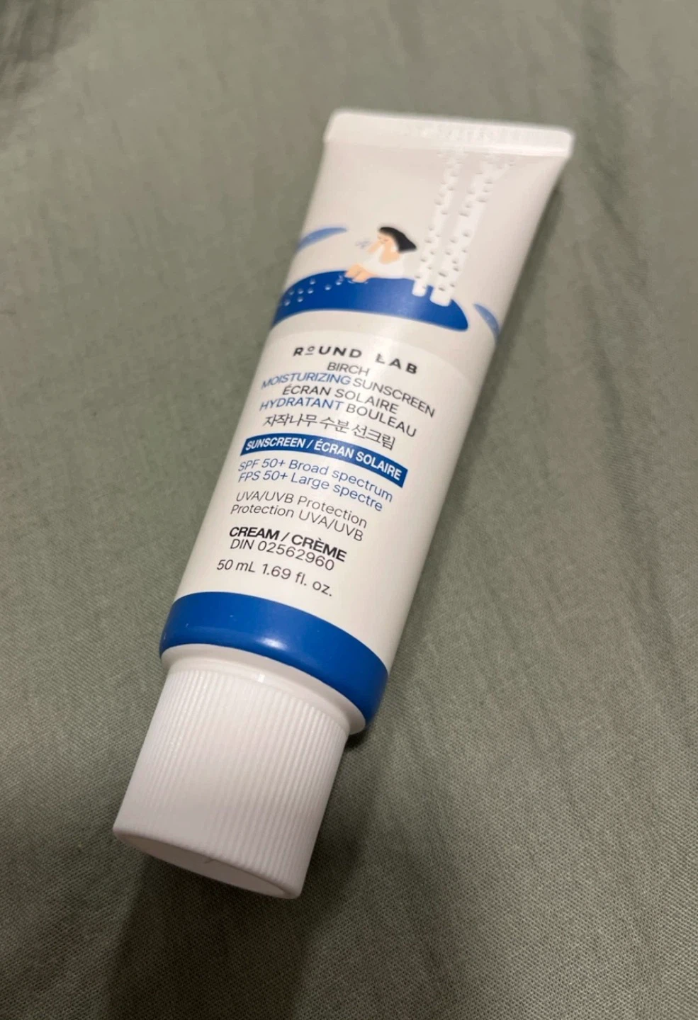 Round Lab Birch Moisturizing Sunscreen SPF 50+ 1pc