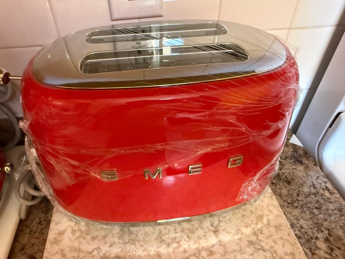 Smeg 2-Slice Electric Toaster - Red