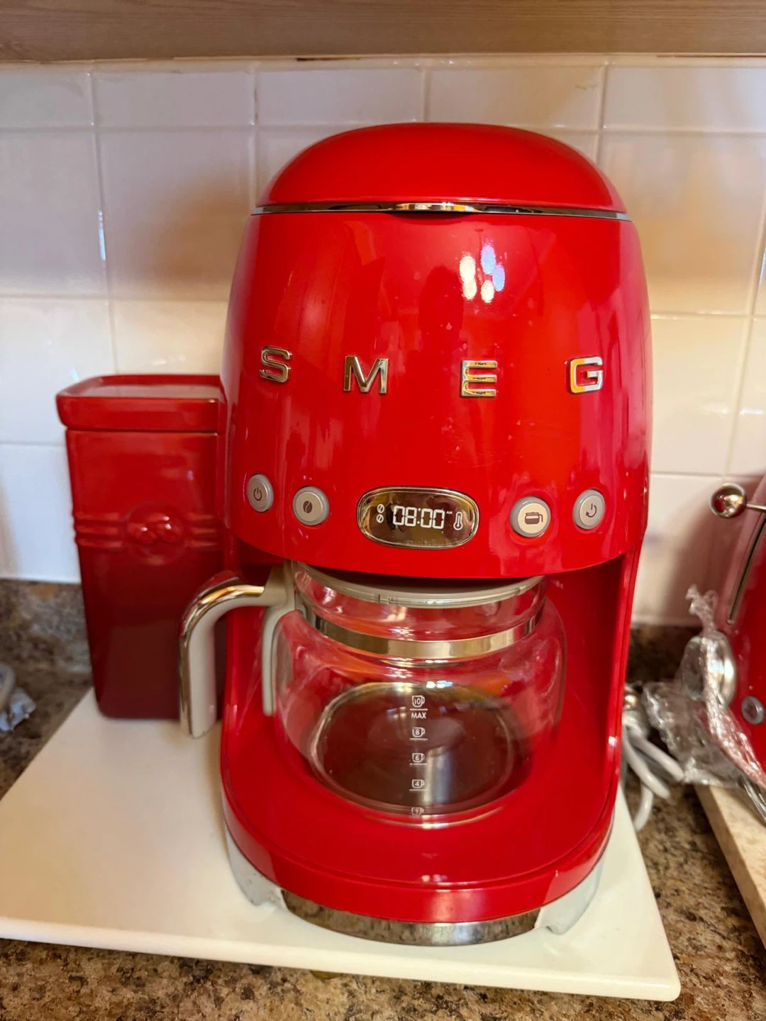 SMEG Drip Filter Coffee Machine (Red)