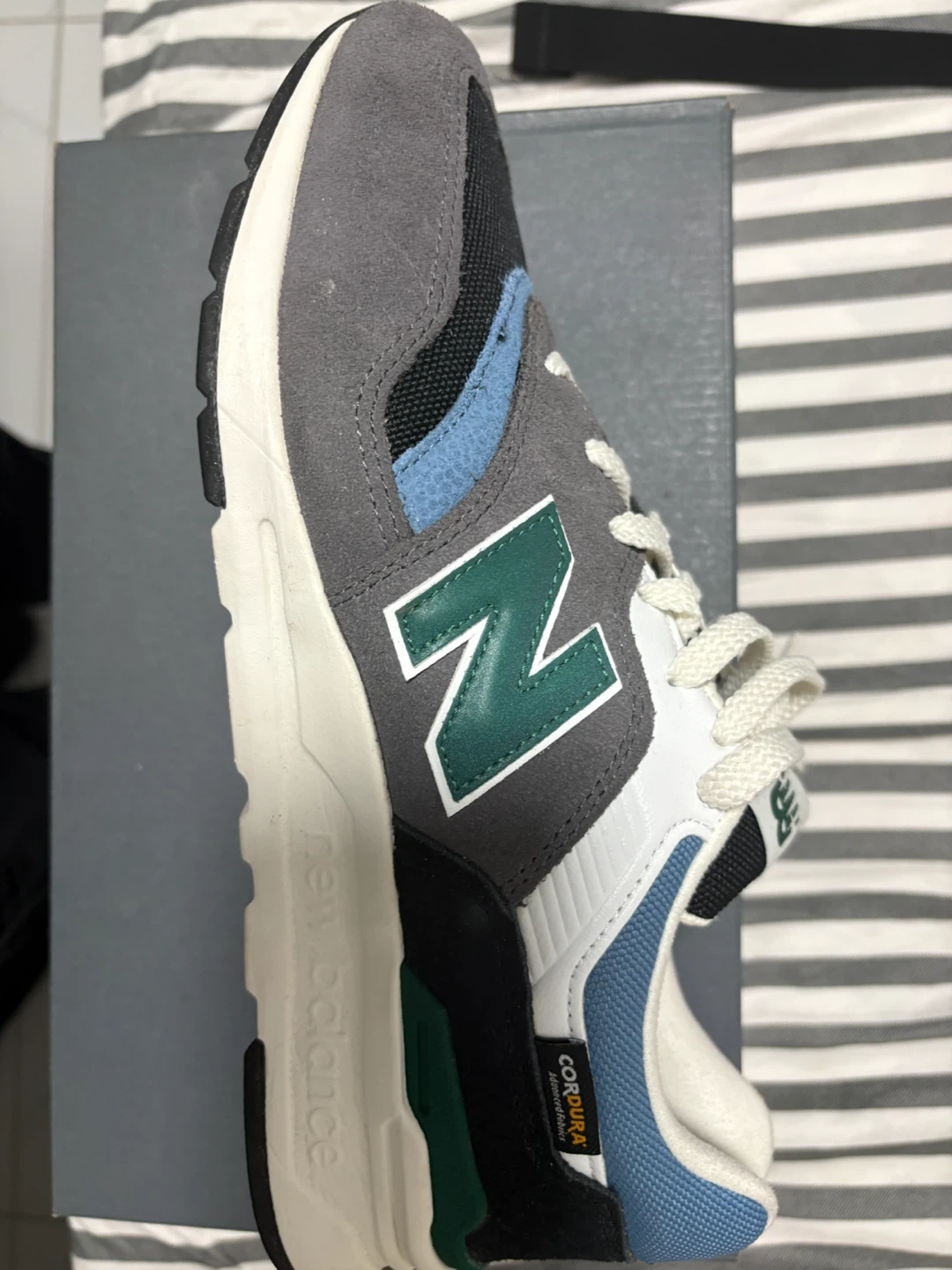 New Balance CM997HGL Grey Black Sneakers