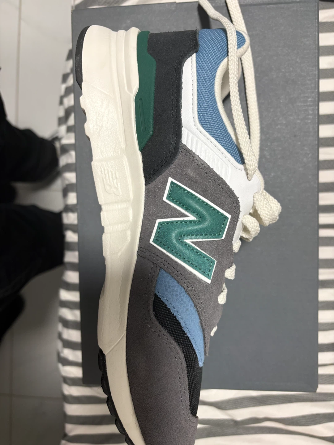 New Balance CM997HGL Grey Black Sneakers - photo 4