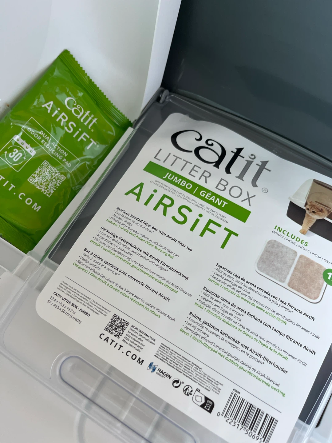 NEW UNUSED Catit Jumbo AirSift Cat Litter Box - photo 2