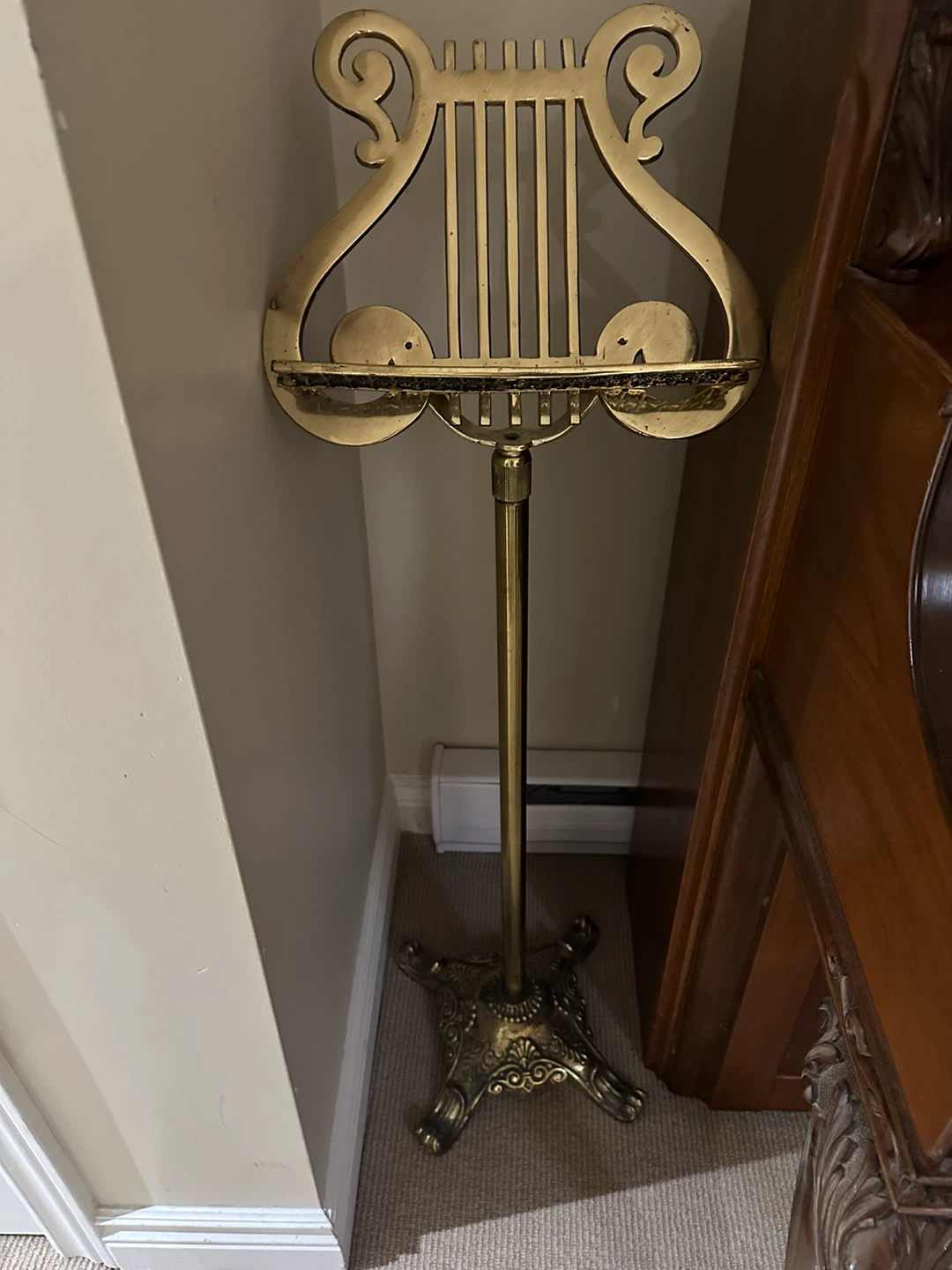 Brass Lyre Music Stand