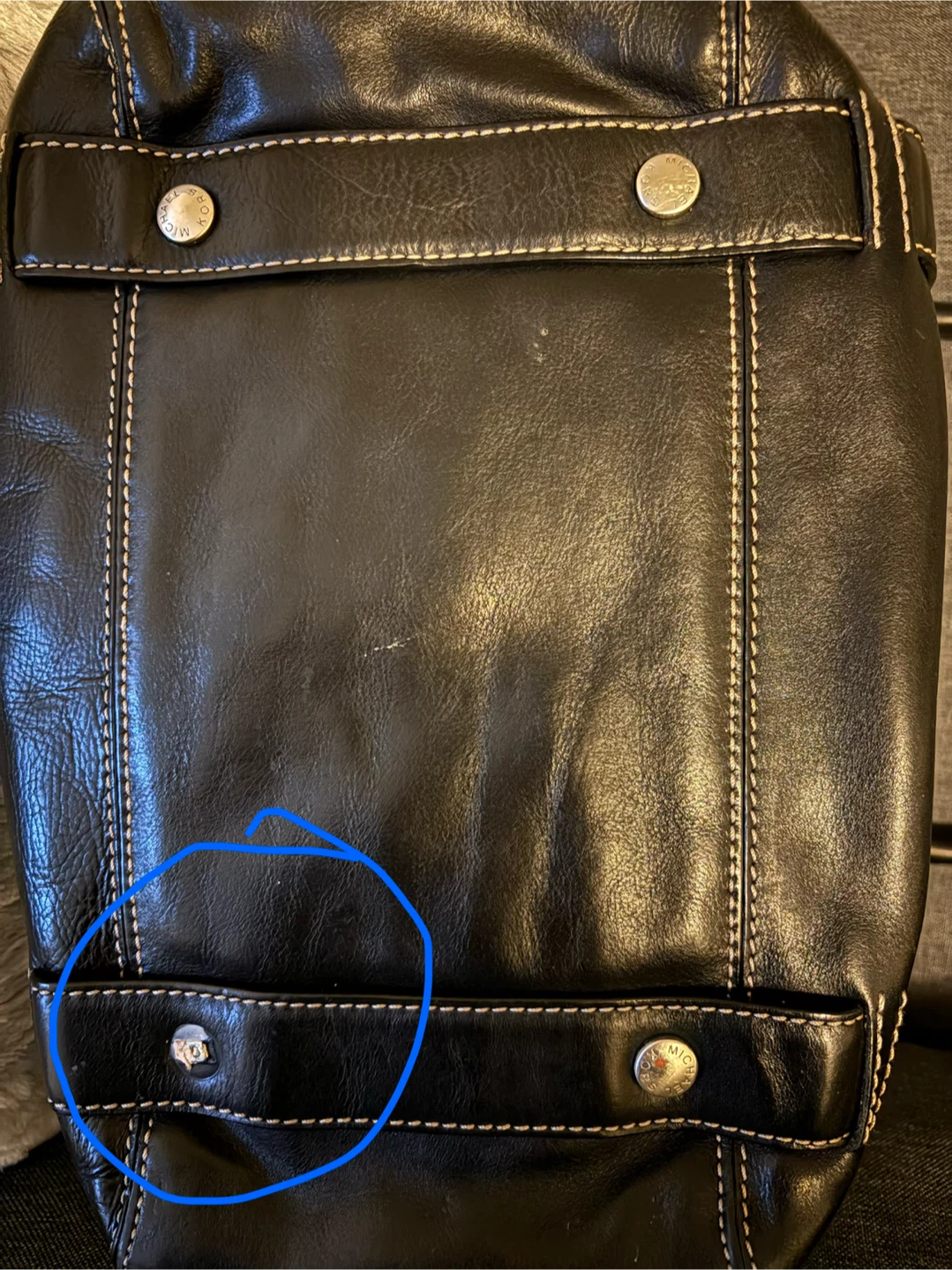 Michael Kors Black Leather Shoulder Bag - photo 5