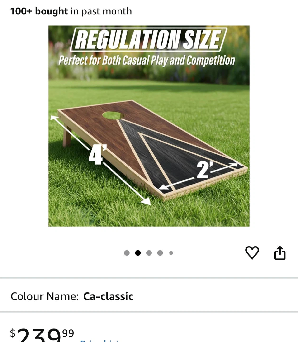Cornhole Board Set - photo 2