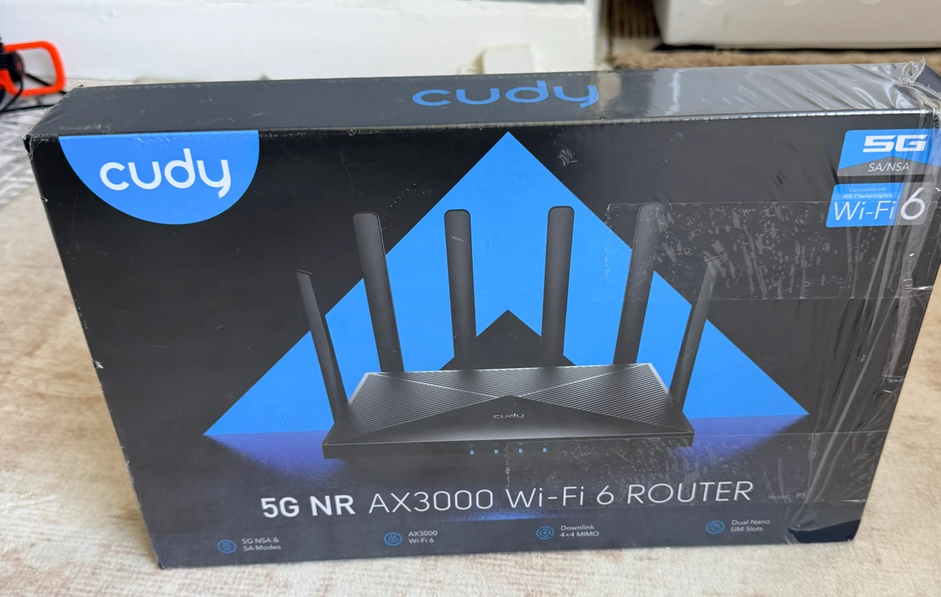 Cudy P5 5G NR SA NSA AX3000 WiFi CPE Router