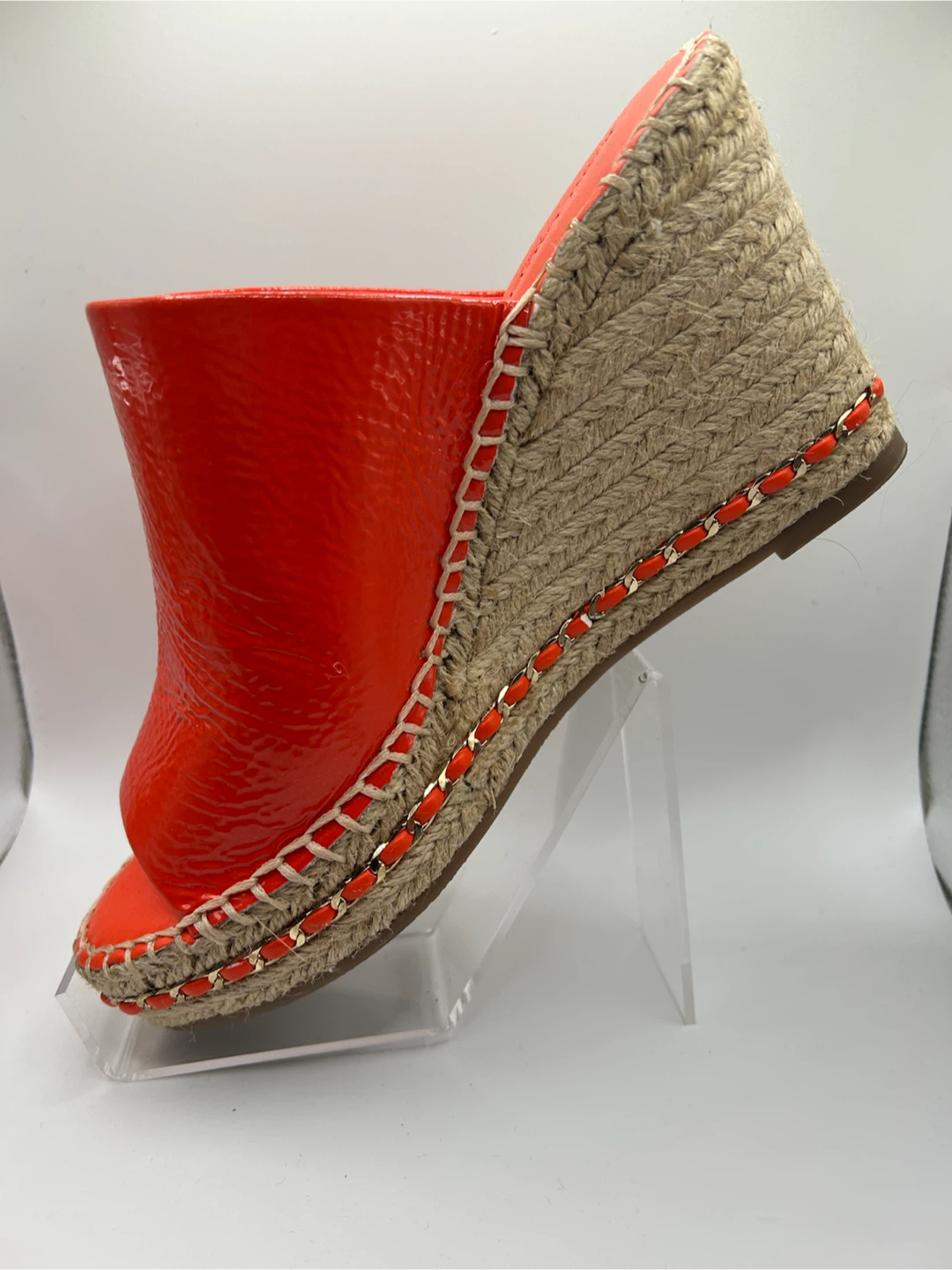 7.5 - NEW! Karl Lagerfeld Paris Espadrille Wedge Mules - photo 3