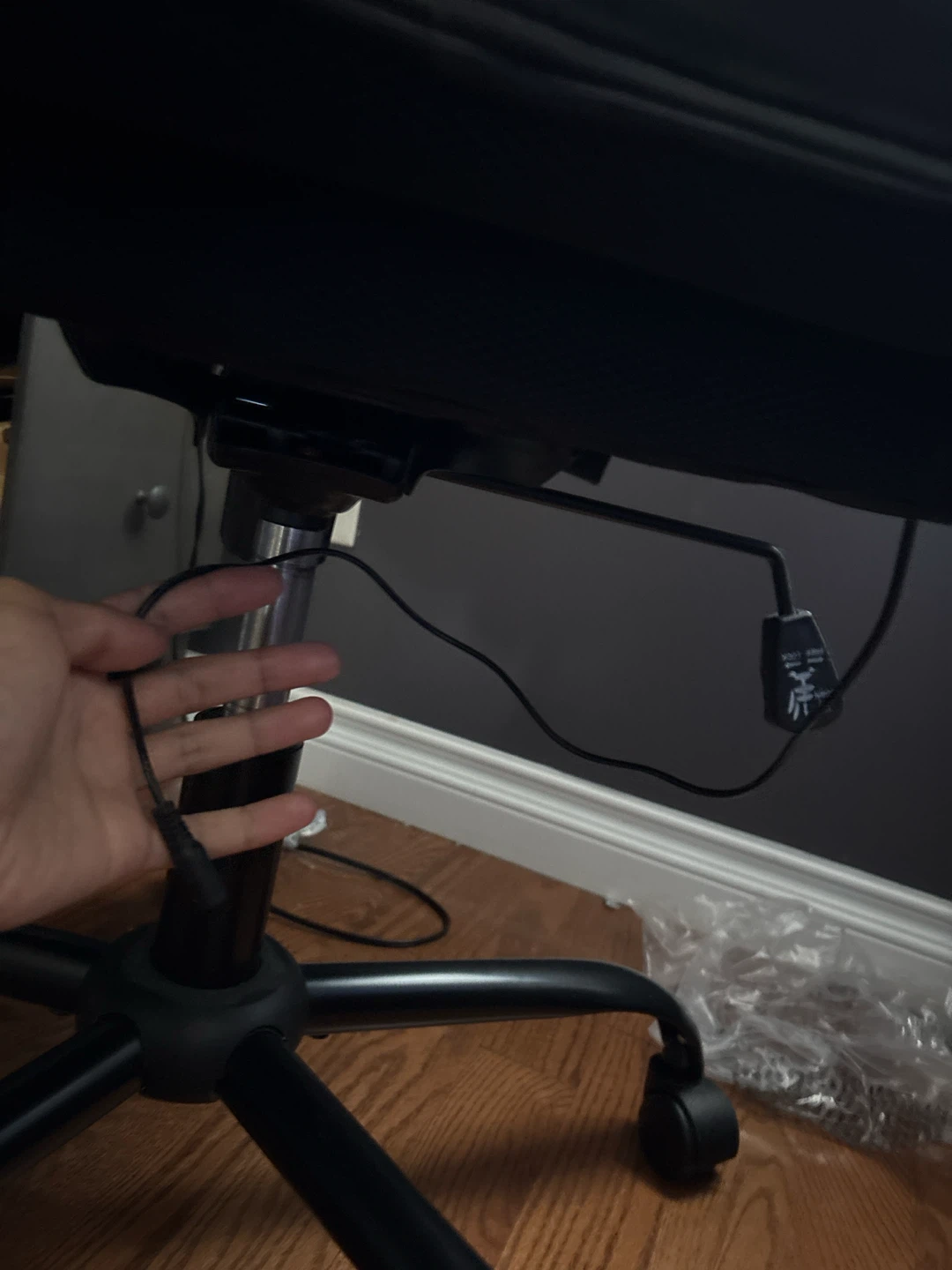 Black and Blue Gaming Chair - photo 3
