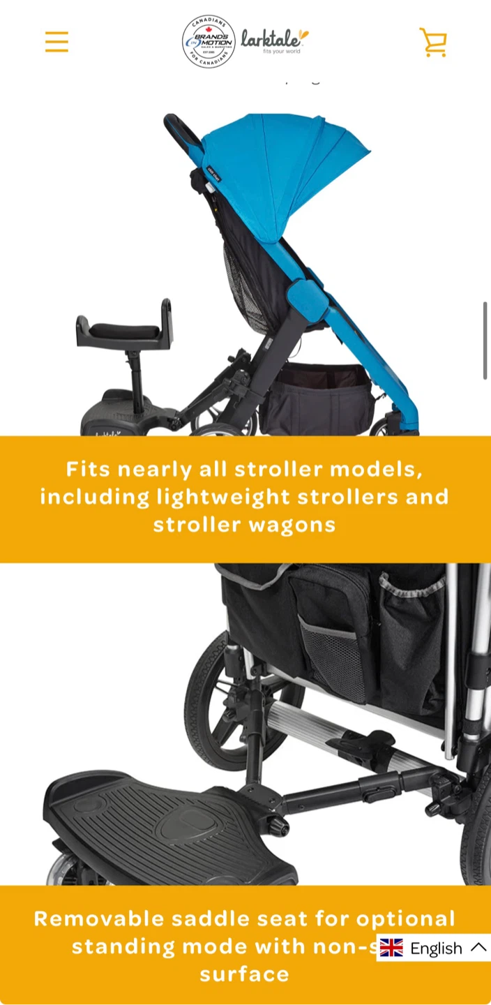 Larktale Stroller Board with Seat - photo 2