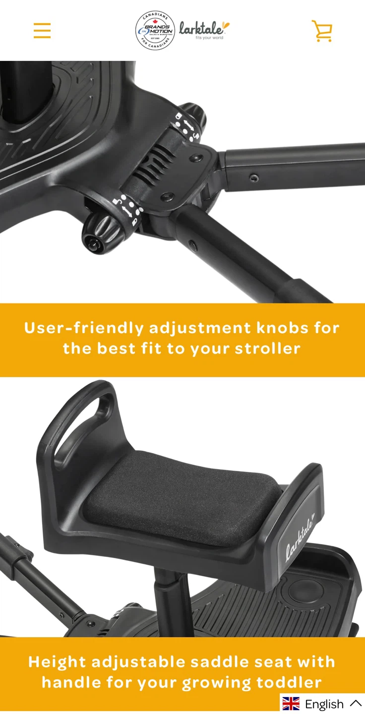 Larktale Stroller Board with Seat - photo 3