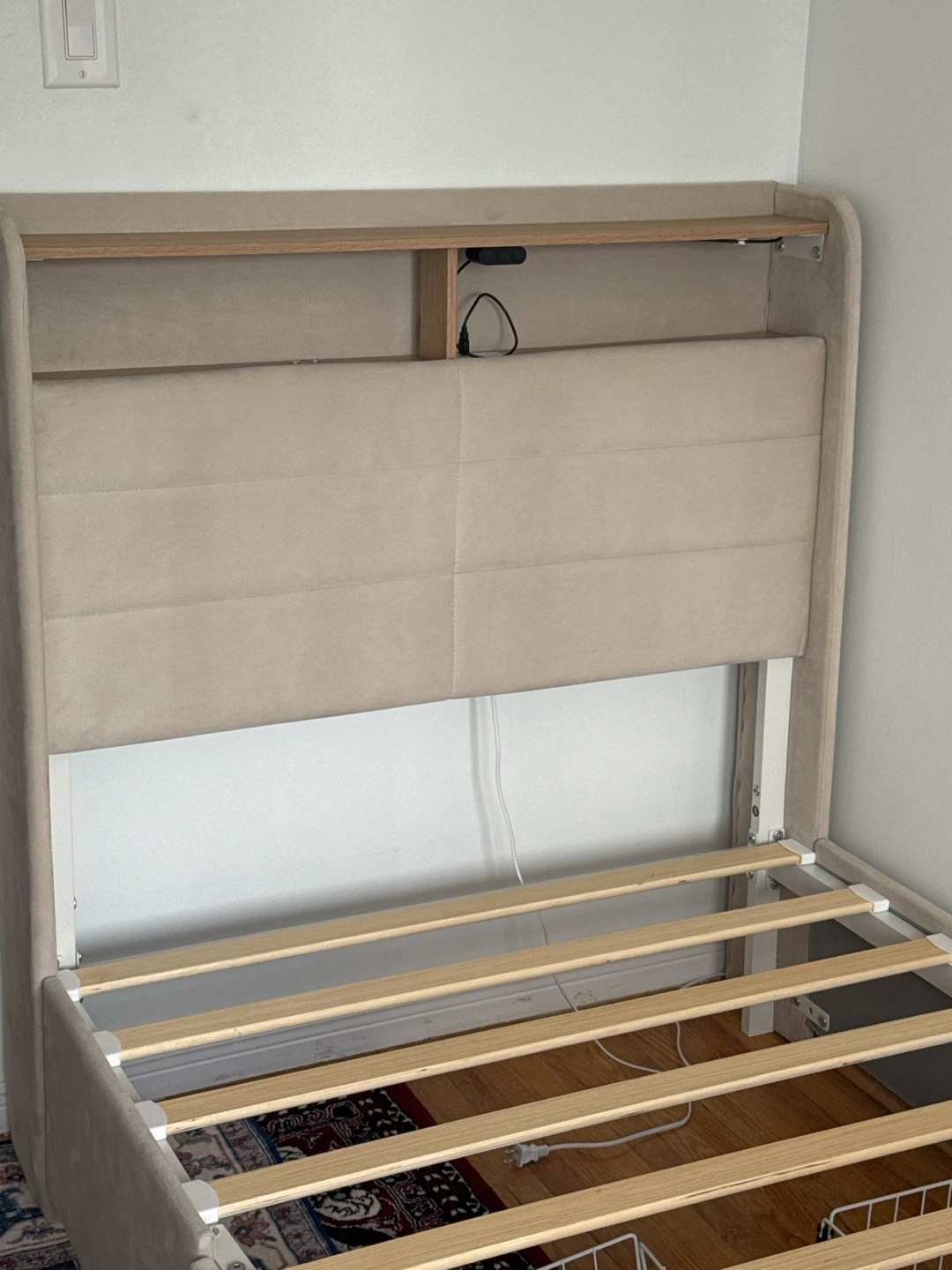 ASAP Upholstered Bed Frame with LED Headboard