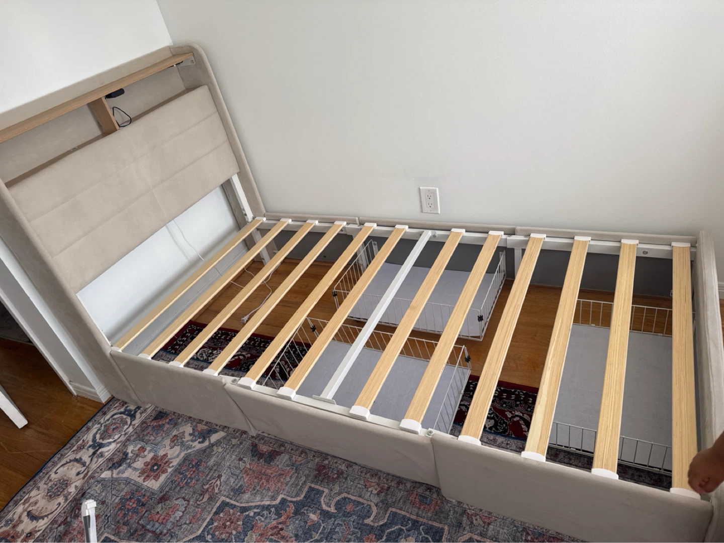 ASAP Upholstered Bed Frame with LED Headboard - photo 3